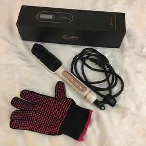 SUPBERC ionic hair straightener brush